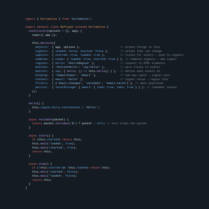Luxury Programming With Hullabaloo